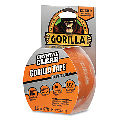 Gorilla Crystal Clear Tape, 3" Core, 1.88" x 9 yds (GOR6027007)