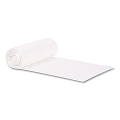 Heritage Eco Blend Max Can Liners, 23 gal, 0.8 mil, 28" x 45", Clear, 25 Bags/Roll, 10 Rolls/Carton (HERL5645TCER1)