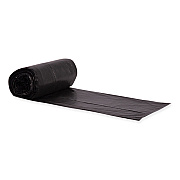 Heritage Eco Blend Max Can Liners, 60 gal, 0.8 mil, 38" x 58", Black, 20 Bags/Roll, 5 Rolls/Carton (HERL7658TKER1)