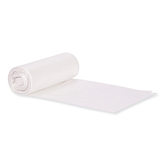 Heritage Eco Blend Max Can Liners, 45 gal, 0.8 mil, 40" x 46", Clear, 25 Bags/Roll, 6 Rolls/Carton (HERL8046TCER1)