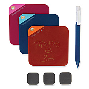 Boogie Board VersaNotes Starter Pack Reusable Notes, Three Assorted Color Notes plus Pen (IMV10M60001)