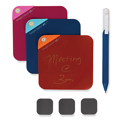 Boogie Board VersaNotes Starter Pack Reusable Notes, Three Assorted Color Notes plus Pen (IMV10M60001)