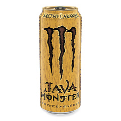 Java Monster Cold Brew Coffee, Salted Caramel, 15 oz Can, 12/Pack (CCR070847024026)