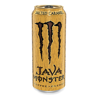 Java Monster Cold Brew Coffee, Salted Caramel, 15 oz Can, 12/Pack (CCR070847024026)