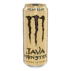 Java Monster Cold Brew Coffee, Mean Bean, 15 oz Can, 12/Pack (CCR070847812609)