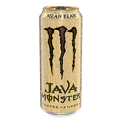 Java Monster Cold Brew Coffee, Mean Bean, 15 oz Can, 12/Pack (CCR070847812609)