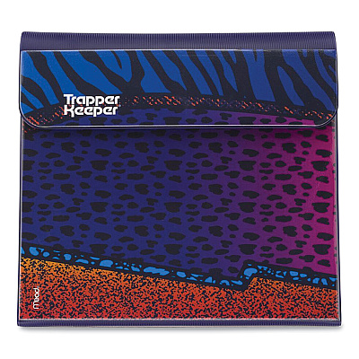 Mead Trapper Keeper 3-Ring Pocket Binder, 1" Capacity, 11.25 x 12.19, Animal (MEA260038CP1ECM)