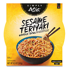 Performance Food Group Simply Asia Sesame Teriyaki Noodle Bowl, 8.5 oz, 6/Carton (MKCTHA00086)