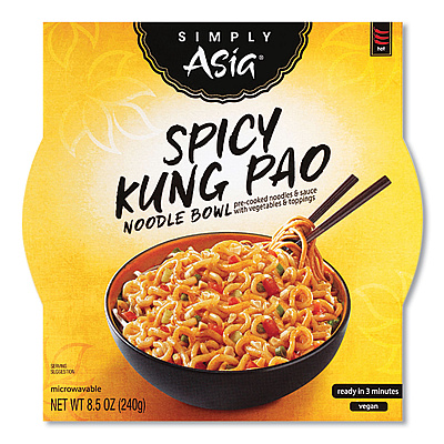 Performance Food Group Simply Asia Spicy Kung Pao Noodle Bowl, 8.5 oz, 6/Carton (MKCTHA000831)