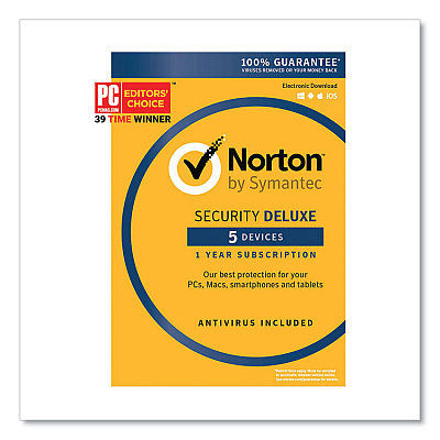 Norton Security Deluxe Software, For 5 Users (21353844)