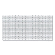 Pacon Fadeless Paper Roll, 50 lb Bond Weight, 48 x 50 ft, White Subway Tile (PAC57505)