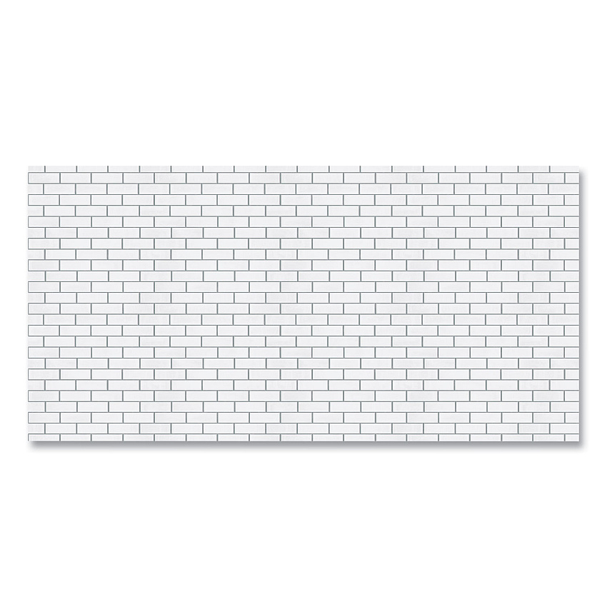 Pacon Fadeless Paper Roll, 50 lb Bond Weight, 48 x 50 ft, White Subway Tile (PAC57505)