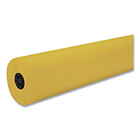 Pacon Decorol Flame Retardant Art Rolls, 40 lb Cover Weight, 36 x 1,000 ft, Gold (PAC101211)