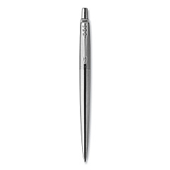 Parker Jotter Retractable Gel Pen, Medium 0.7 mm, Black Ink, Stainless Steel Barrel (PAR2020671)