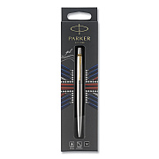 Parker Jotter Rollerball Pen, Medium Point 0.7 mm, Black Ink, Stainless Steel Barrel (PAR2020672)