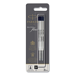 Quinkflow Refill for Parker Ballpoint Pen, Medium Tip, Black Ink, 3/Pack (PAR2119151)