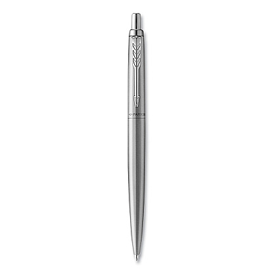 Parker Jotter XL Retractable Ballpoint Pen, Medium Point, Blue Ink, Stainless Steel Barrel (PAR2122760)