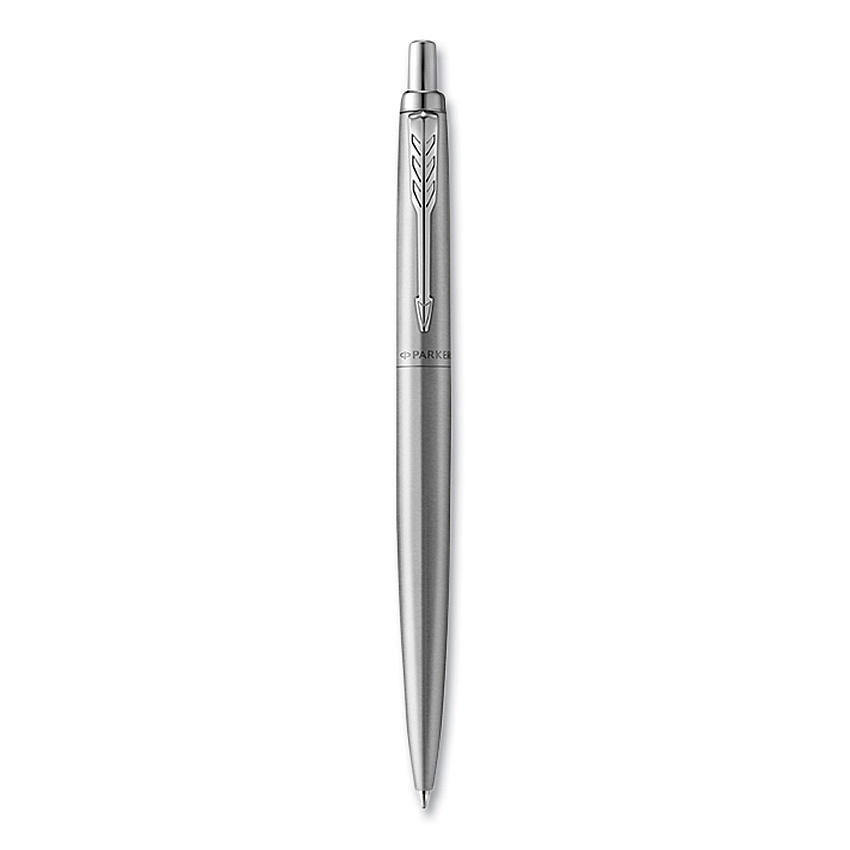 Parker Jotter XL Retractable Ballpoint Pen, Medium Point, Blue Ink, Stainless Steel Barrel (PAR2122760)