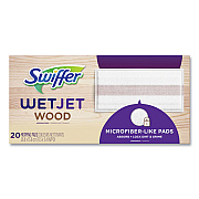 Swiffer WetJet System Wood Mopping Pad, 5.4 x 11.3, White, 20/Pack (PGC76563)
