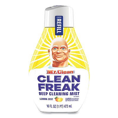 Mr. Clean Clean Freak Deep Cleaning Mist Multi-Surface Spray Refill, Lemon Zest, 16 oz Refill Bottle (PGC79130)