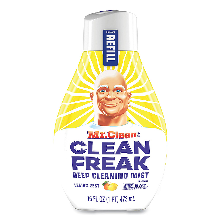 Mr. Clean Clean Freak Deep Cleaning Mist Multi-Surface Spray Refill, Lemon Zest, 16 oz Refill Bottle (PGC79130)