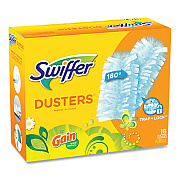Swiffer Dusters Refill, Dust Lock Fiber, Blue, Gain Original Scent, 18/Pack (PGC99058)