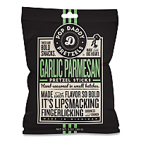 Performance Food Group Garlic Parmesan Pretzel Sticks, 3 oz Bag, 15/Carton (POY00557)