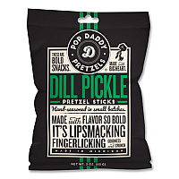 Performance Food Group Dill Pickle Pretzel Sticks, 3 oz Bag, 15/Carton (POY00561)