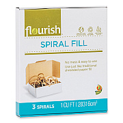 Shurtape Paper Spiral Cushion Fill, Brown Kraft, 1 cu ft, 3 Spirals/Pack, 6 Packs (SHU287430)
