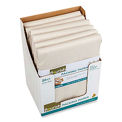 Shurtape 100% Recycled Paper Packing Sheets, 24" x 24", Natural, 20/Pack (SHU287431)