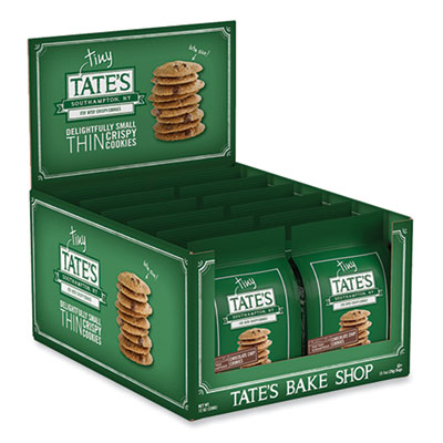 TATES BAKE SHOP Tiny Tate's Chocolate Chip Cookies, 1 oz Pack, 24/Carton (TAE00164)