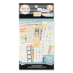 The Happy Planner Essentials Home Classic Stickers, Productivity Theme, 734 Stickers (THLSVP130149)
