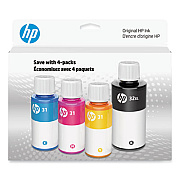 HP 31/HP 32XL (7E6X7AN) Black/Cyan/Magenta/Yellow Original Ink Cartridge