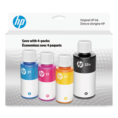 HP 31/HP 32XL (7E6X7AN) Black/Cyan/Magenta/Yellow Original Ink Cartridge