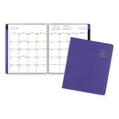 AT-A-GLANCE Contemporary Monthly Planner, 11.38 x 9.63, Burgundy Cover, 12-Month (Jan to Dec): 2026 (70250X14)