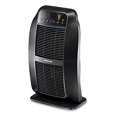 Honeywell Heat Genius Ceramic Portable Heater, 1,575 W, 5.6 x 10.2 x 17.3, Black (HWLHCE840B)