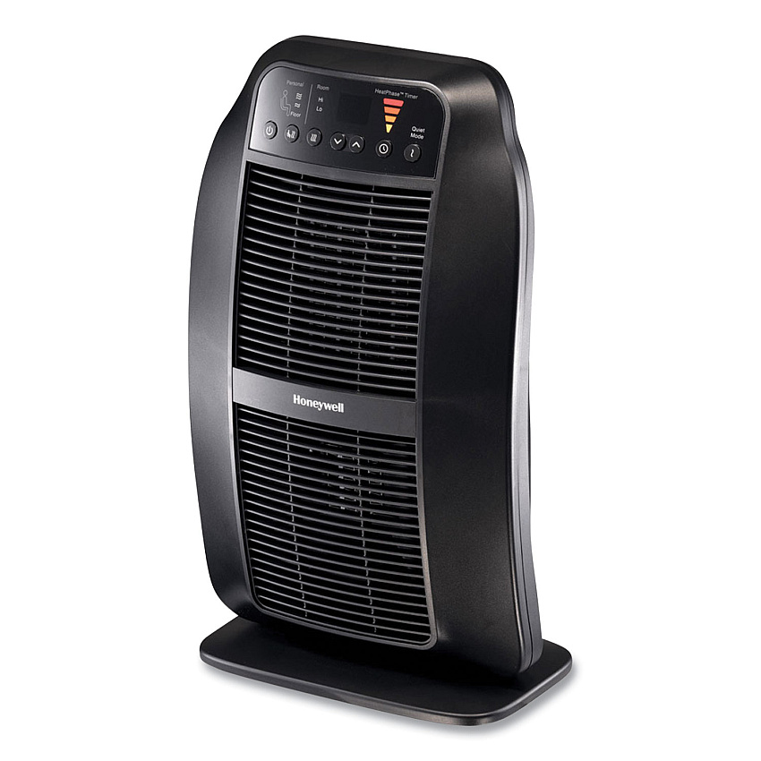 Honeywell Heat Genius Ceramic Portable Heater, 1,575 W, 5.6 x 10.2 x 17.3, Black (HWLHCE840B)