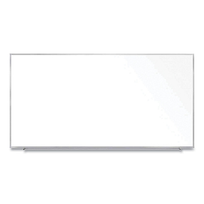 Ghent Magnetic Porcelain Whiteboard with Aluminum Frame, 120.59 x 60.47, White Surface, Satin Aluminum Frame (GHEM1P5104)
