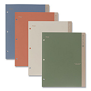 Five Star Recycled Plastic Two-Pocket Folder, 11" x 8.5", Randomly Assorted (MEA330027)