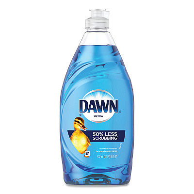 Dawn Ultra Liquid Dish Detergent, Original Scent, 18 oz Pour Bottle, 10/Carton (PGC09403)