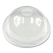 Boardwalk PET Cold Cup Dome Lids, Fits 9 oz to 12 oz PET Cups, Clear, 100/Pack (BWKPET912DOMEPK)