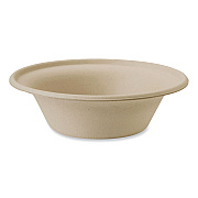 World Centric Fiber Bowls, 11.5 oz, 6 x 6 x 1.7, Natural, Paper, 1,000/Carton (WORBOSCU11LFP)