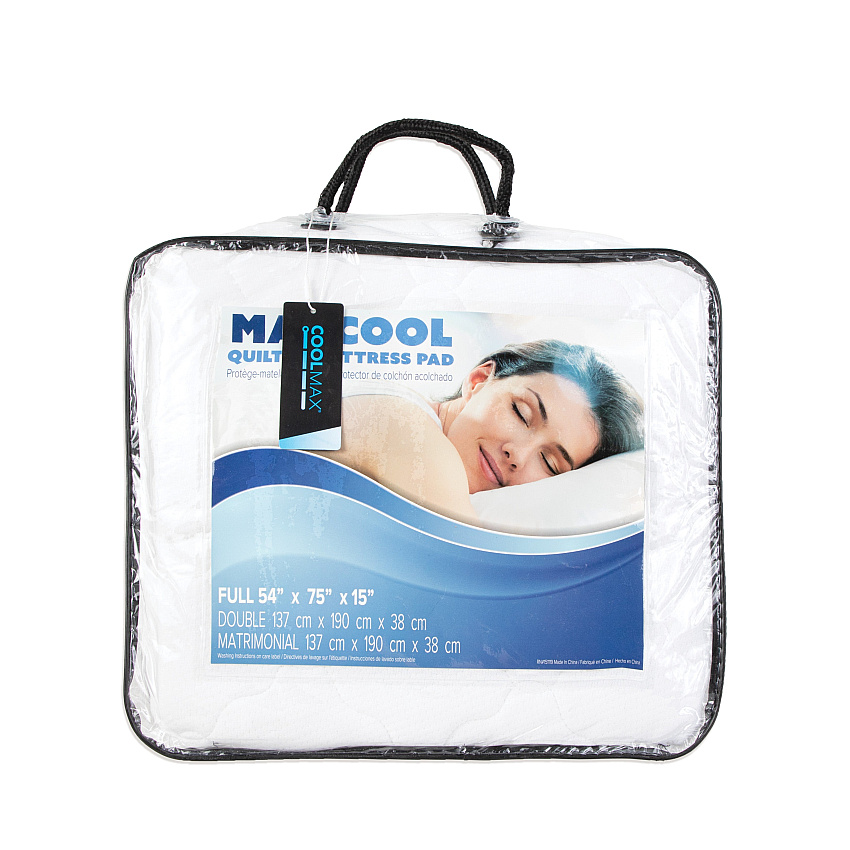 Coolmax Mattress Pads Full, 1 Each (P-MP-COOLMAX-FL)