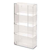 Kantek Quad Glove Dispenser, 10.5 x 4 x 21.25, Clear (KTKAH145)