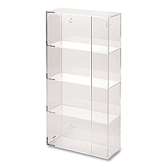 Kantek Quad Glove Dispenser, 10.5 x 4 x 21.25, Clear (KTKAH145)