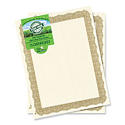 Geographics Tree Free Award Certificates, 8.5 x 11, Natural with Gold Braided Border, 15/Pack (GEO49008)