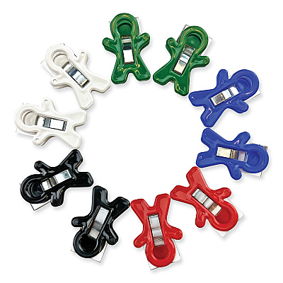 TPG Creations Magnet Man, Assorted Colors, 10/Pack (TPG13210)
