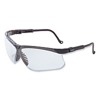 Honeywell Uvex Genesis Safety Eyewear, Black Nylon Frame, Clear Polycarbonate Lens (UVXS3200HS)