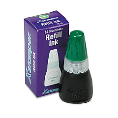Refill Ink for Xstamper Stamps, 10 mL Bottle, Green (XST22114)