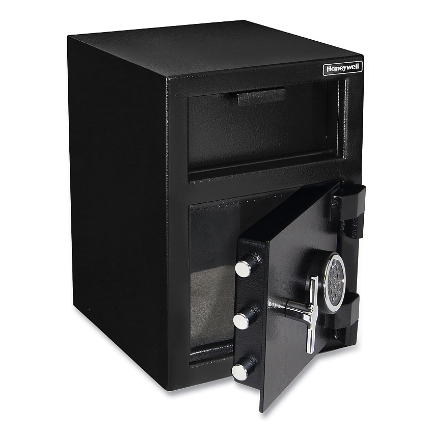 Honeywell Steel Depository Safe with Digital Lock, 14 x 15.2 x 20.2, 1.06 cu ft, Black (HWL5912)
